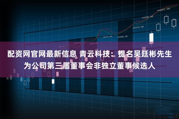 配资网官网最新信息 青云科技：提名吴廷彬先生为公司第三届董事会非独立董事候选人